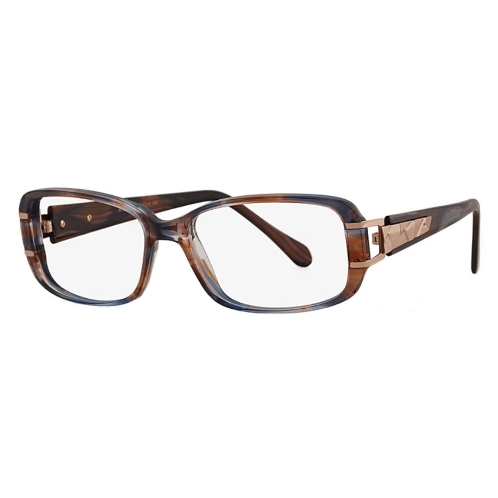Caviar 3802 Eyeglasses (17) Brown/Blue/Gold 55mm
